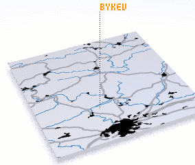 3d view of Býkev