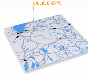 3d view of Lilla Lekeryd