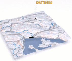 3d view of Kostrena