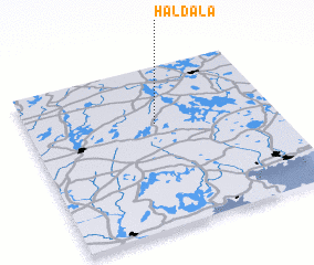 3d view of Håldala