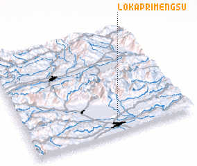 3d view of Loka pri Mengšu