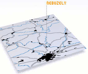 3d view of Nebužely