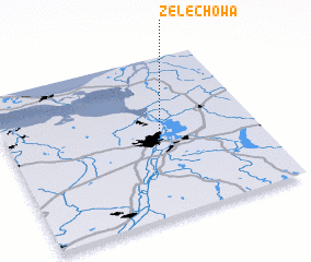 3d view of Żelechowa