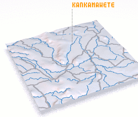 3d view of Kanka-Mawete