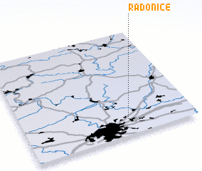 3d view of Radonice