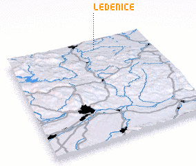 3d view of Ledenice