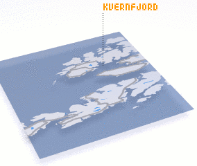 3d view of Kvernfjord