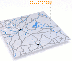 3d view of Goulong Agou