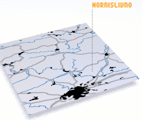 3d view of Horní Slivno