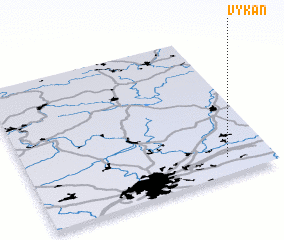 3d view of Vykáň