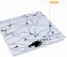 3d view of Obodř