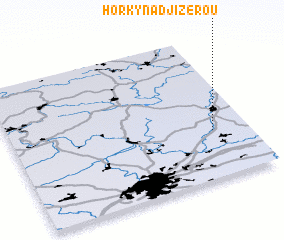 3d view of Horky nad Jizerou