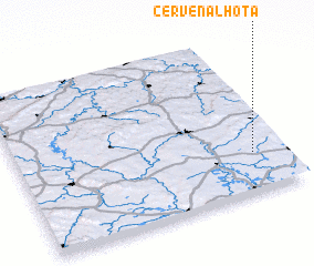 3d view of Červená Lhota