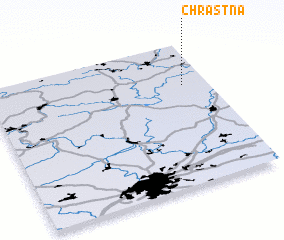 3d view of Chrastná