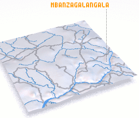 3d view of Mbanza Galangala