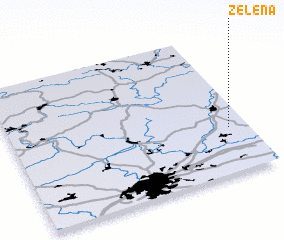 3d view of Zelená