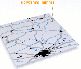 3d view of Kryštofovo Údolí