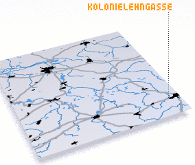 3d view of Kolonie Lehngasse