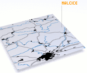 3d view of Malčice