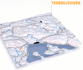 3d view of Trebanjski Vrh