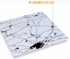 3d view of Mladá Boleslav