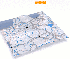 3d view of Aomori