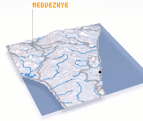 3d view of Medvezh\