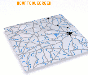 3d view of Mount Cole Creek