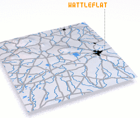 3d view of Wattle Flat