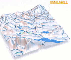 3d view of Marila Hill