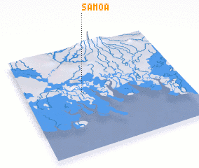 3d view of Samoa