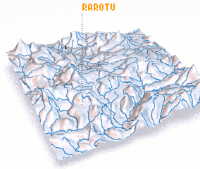 3d view of Rarotu