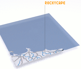 3d view of Rocky Cape