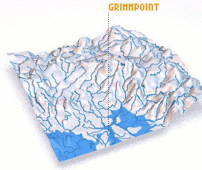 3d view of Grimm Point