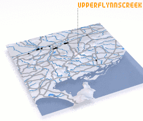 3d view of Upper Flynns Creek