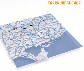 3d view of Carrajung Lower