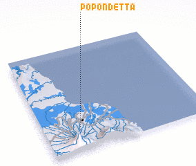 3d view of Popondetta