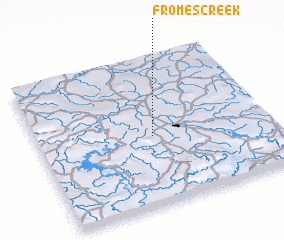 3d view of Fromes Creek