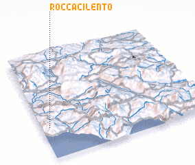 3d view of Rocca Cilento