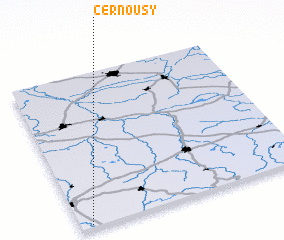 3d view of Černousy