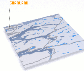 3d view of Skånland