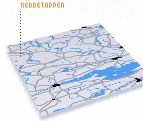 3d view of Nedre Tappen