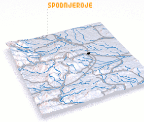 3d view of Spodnje Roje