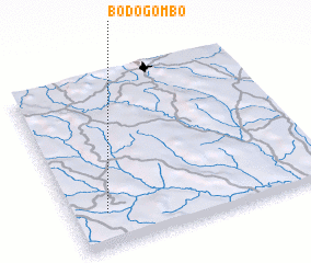 3d view of Bodo-Gombo