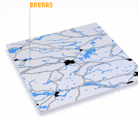 3d view of Brenäs