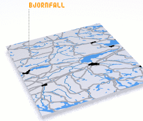 3d view of Björnfall