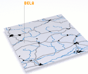 3d view of Bělá