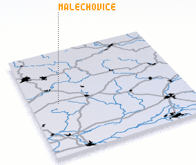 3d view of Malechovice