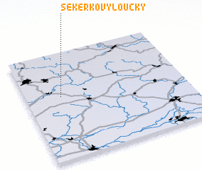3d view of Sekerkovy Loučky