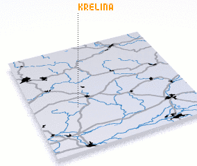 3d view of Křelina